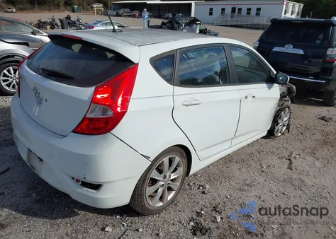 2013 Hyundai Accent Se from USA, damaged, VIN KMHCU5AE9DU085309